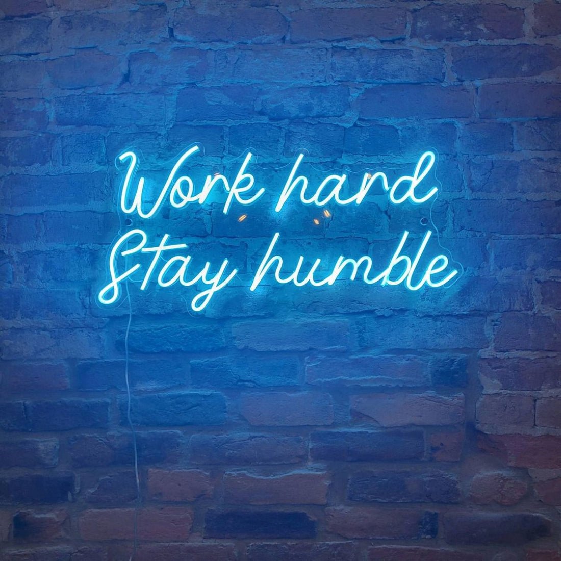 Work Hard Stay Humble Led Sign Business Neon Sign Wall Decor - Shineneon