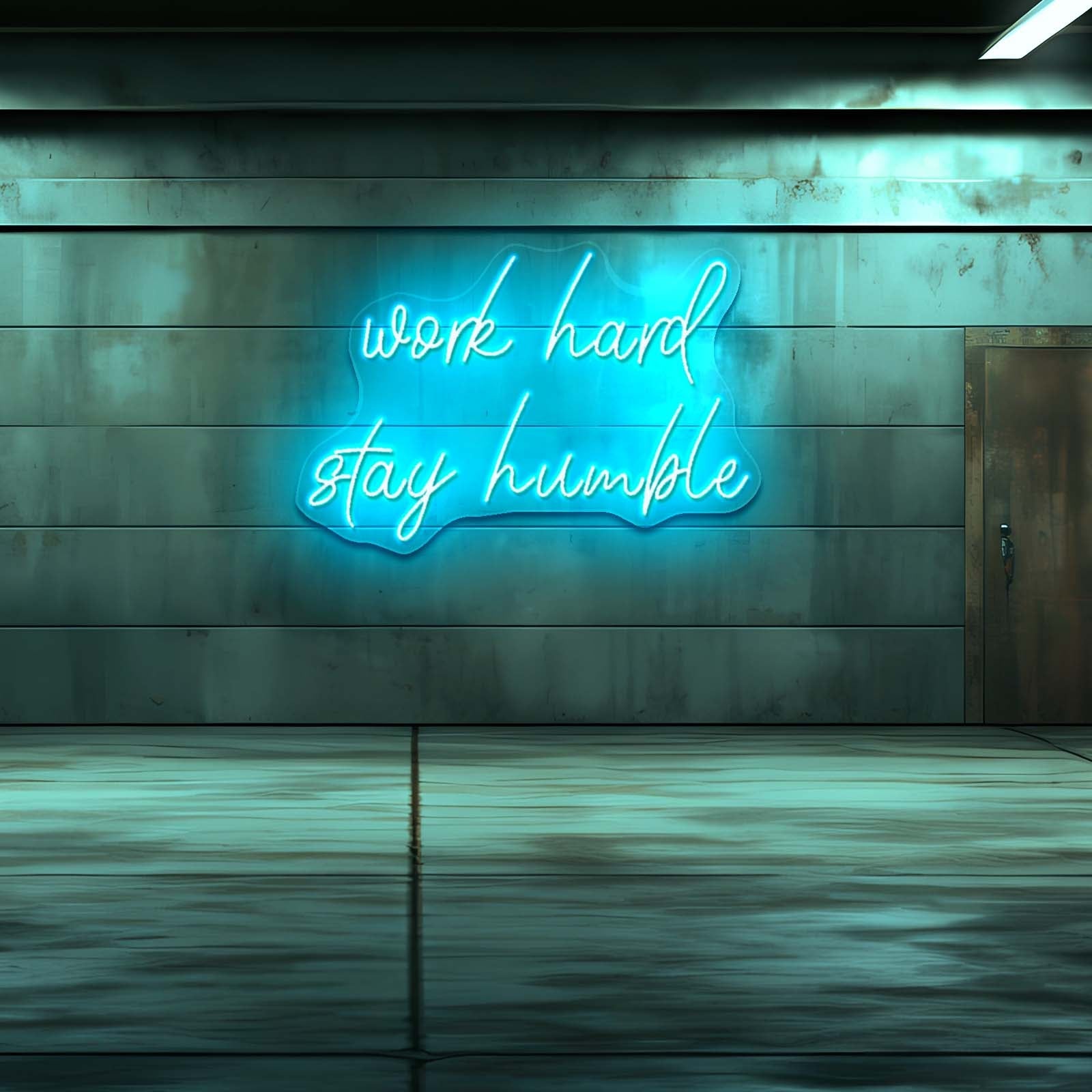 Work Hard Stay Humble Neon Sign Customised Signs - Shineneon