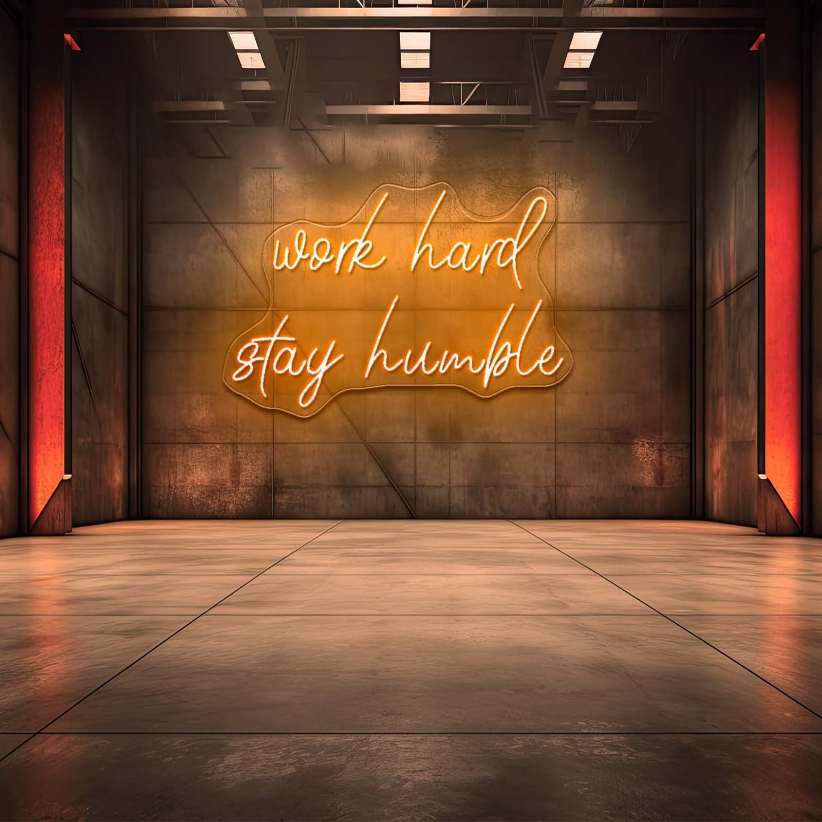 Work Hard Stay Humble Neon Sign Customised Signs - Shineneon