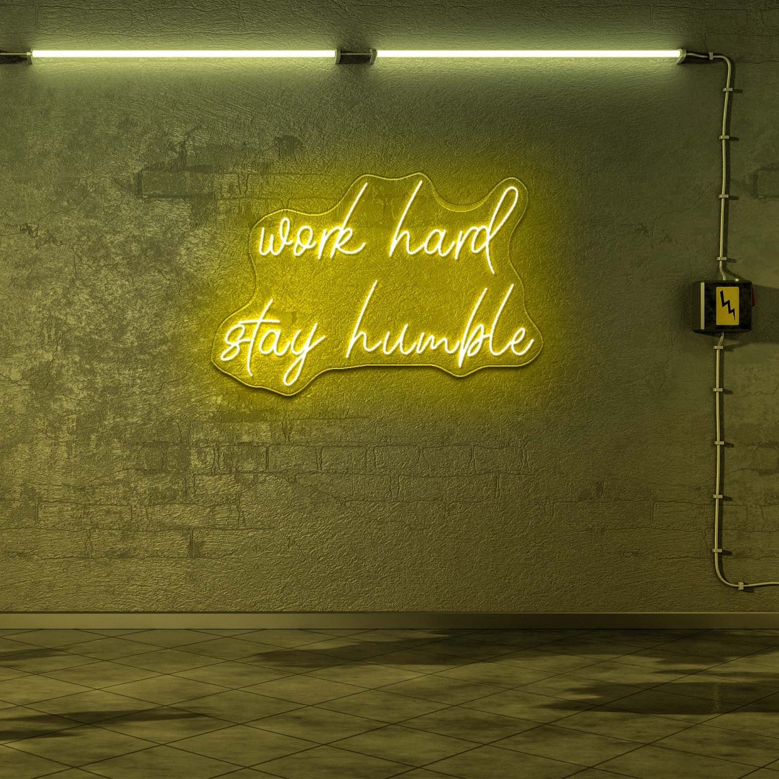 Work Hard Stay Humble Neon Sign Customised Signs - Shineneon