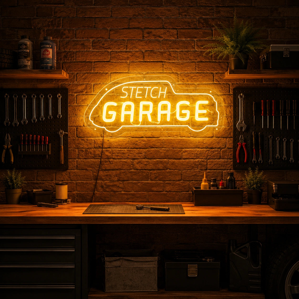 Workshop Garage Neon Sign LED Neon Sign high-converting product image