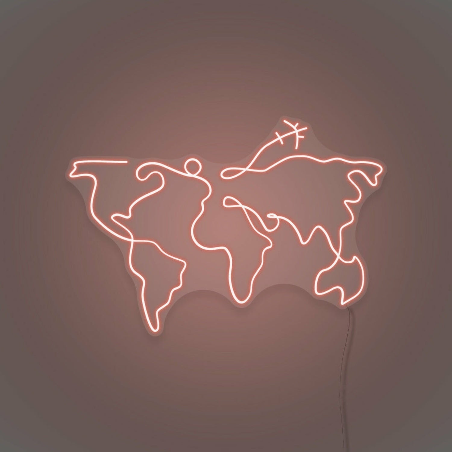 World Map Led Neon Sign - Shineneon