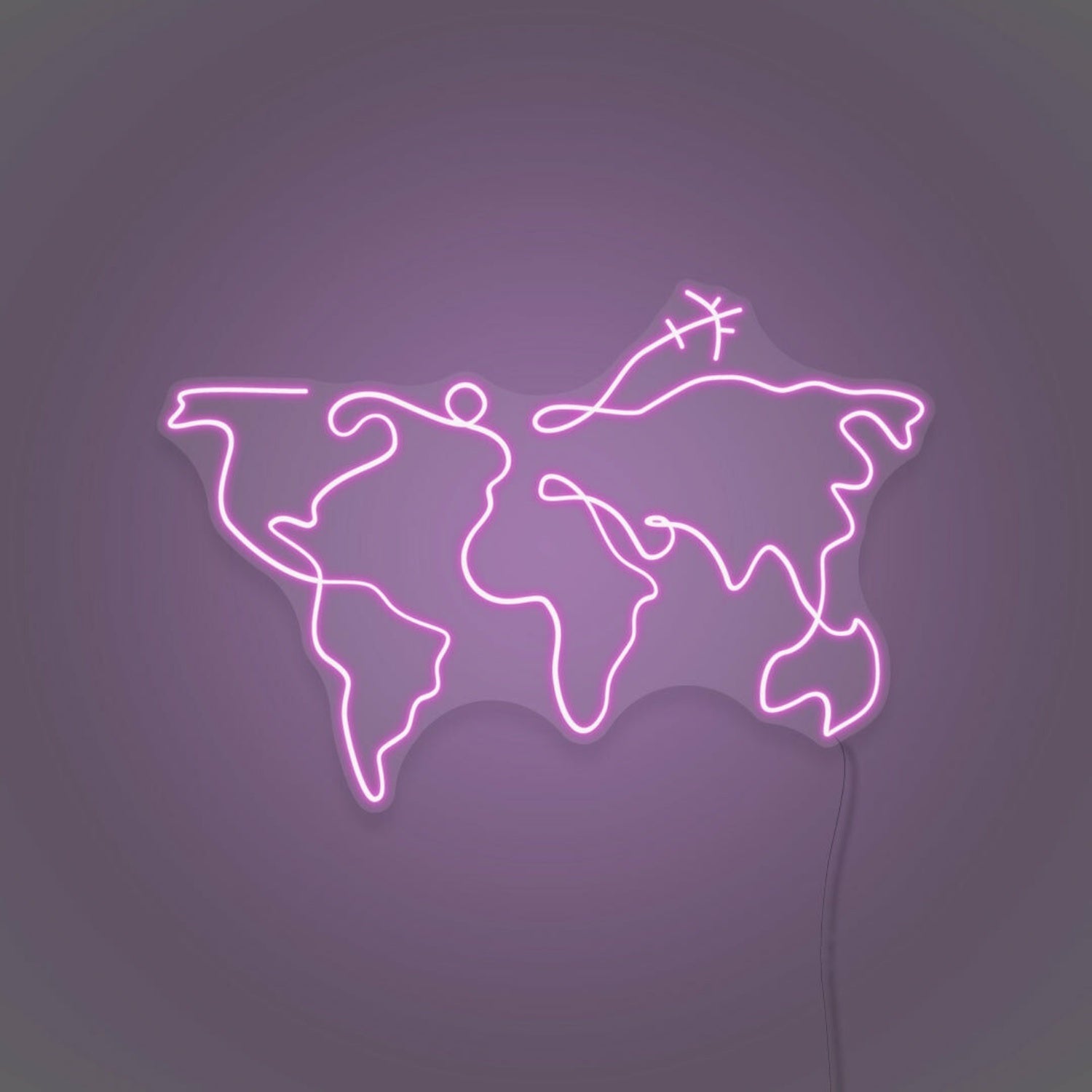 World Map Led Neon Sign - Shineneon