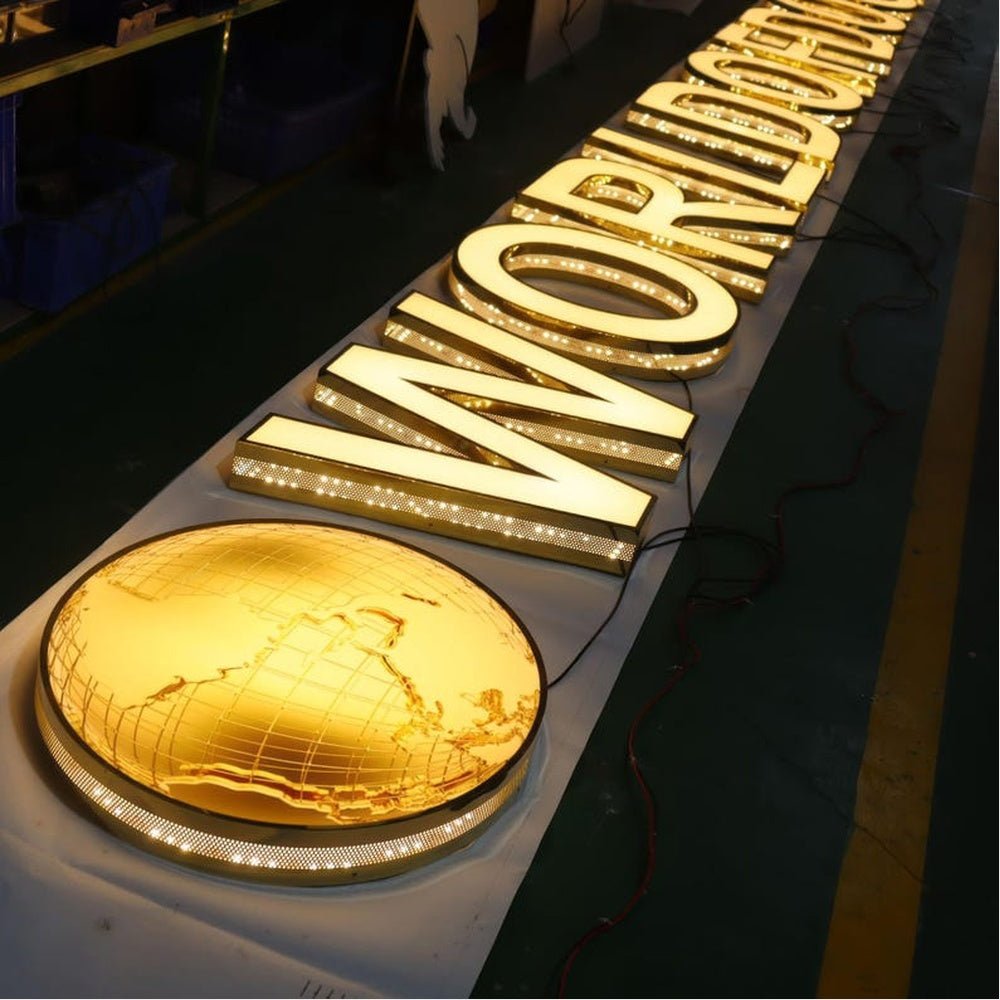 World Of Watches 3D Frontlit And Backlit Channel Letter Led Light Sign - Shineneon