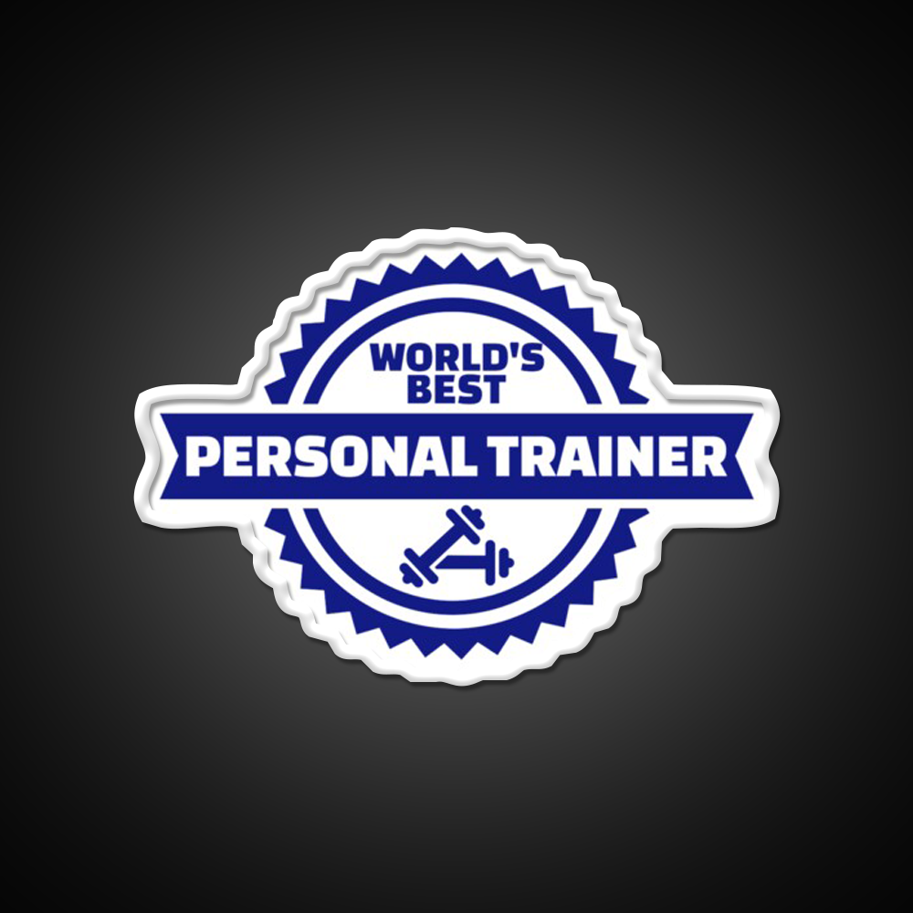 World S Best Personal Trainer Gym Fitness Led Neon Sign Rgb Color - LED neon sign view 11