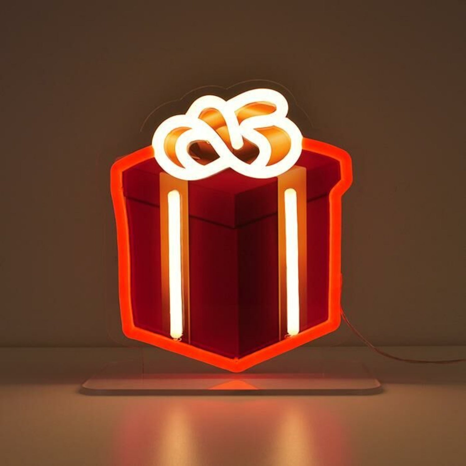 Wrapped Present Emoji Neon Sign | Shineneon