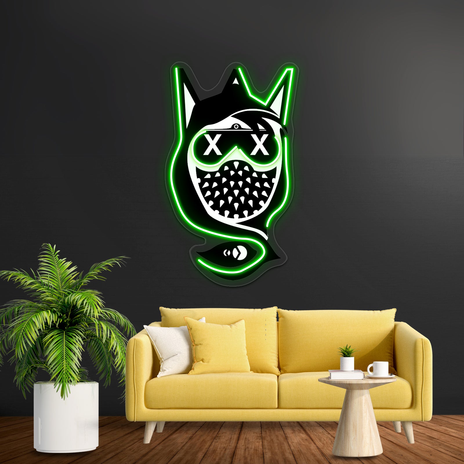 Wrench Vector Art Abstract Wall Artwork Neon Signs | Shineneon