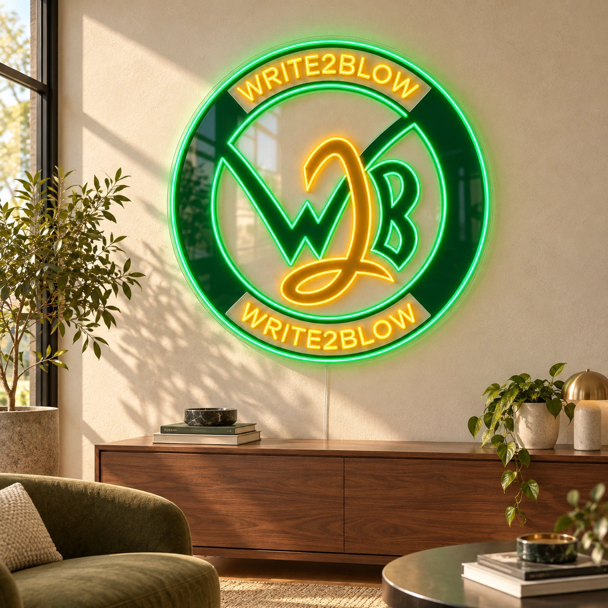 Write2Blow Custom LED Neon Sign | 84b49c0727cd4a9c88c8bf260f53baf4f0bcf94a8c2440470bc2e23a111b6df5 | effect
