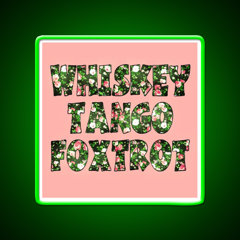 Wtf Whiskey Drink Bar Led Neon Sign Rgb Color