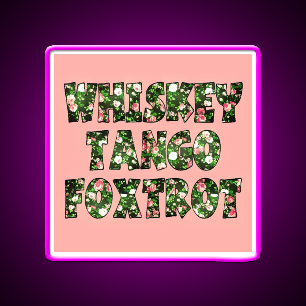 Wtf Whiskey Drink Bar Led Neon Sign Rgb Color