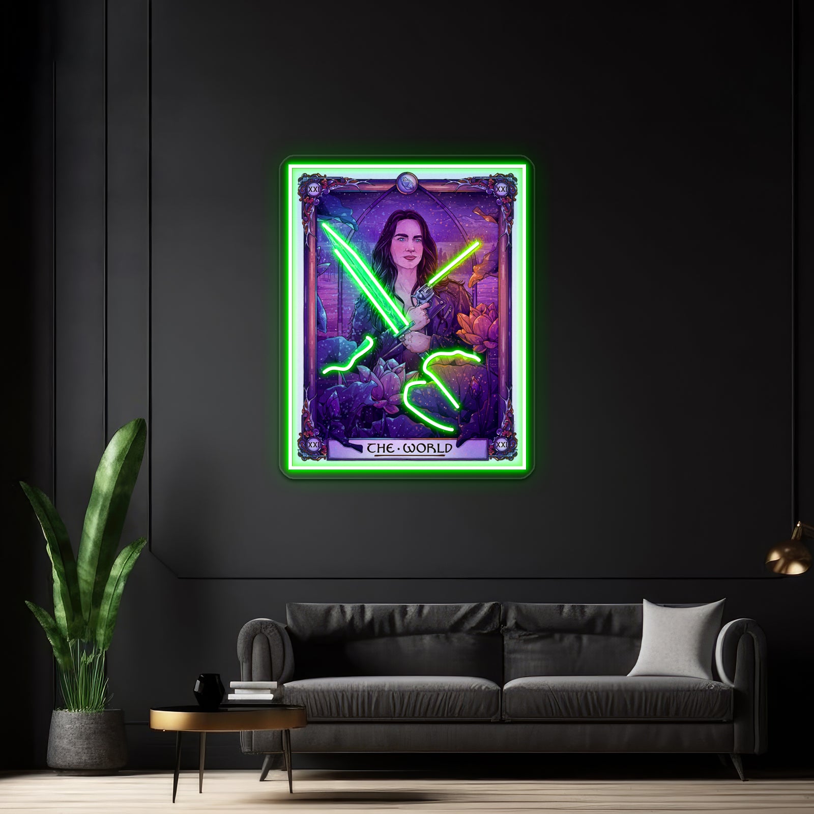 Wynonna The World Wynonna Earp Tarot Artwork Led Neon Signs | Shineneon