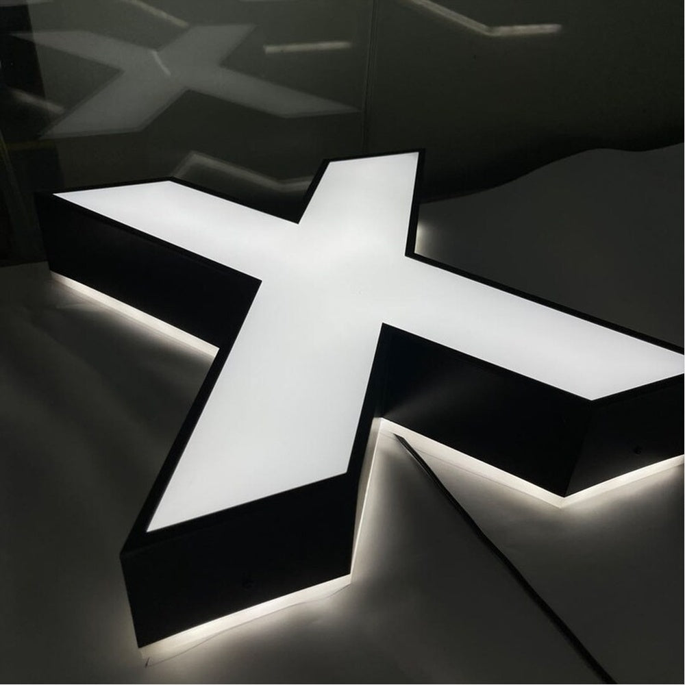 X 3D Frontlit And Backlit Channel Letter Led Light Sign