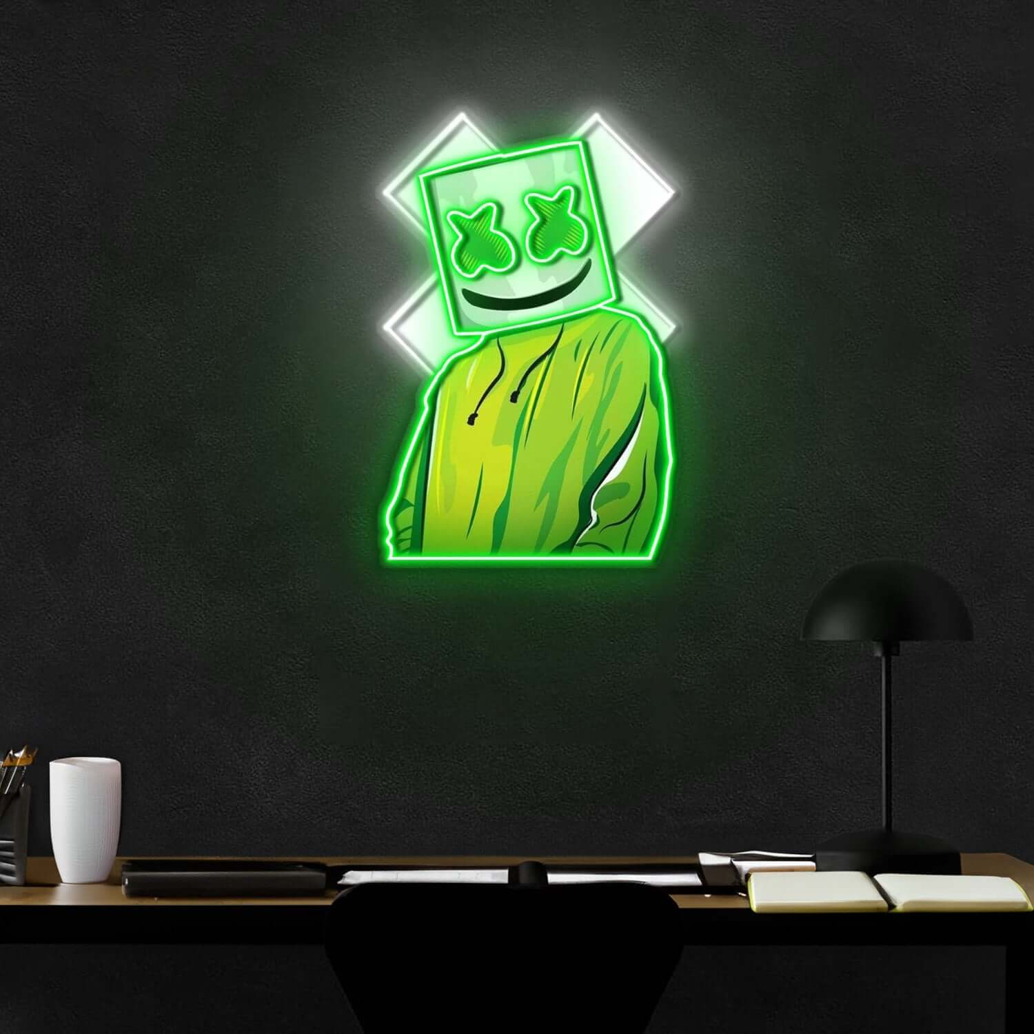 X Mask Cartoon Neon Sign X Acrylic Artwork - Shineneon