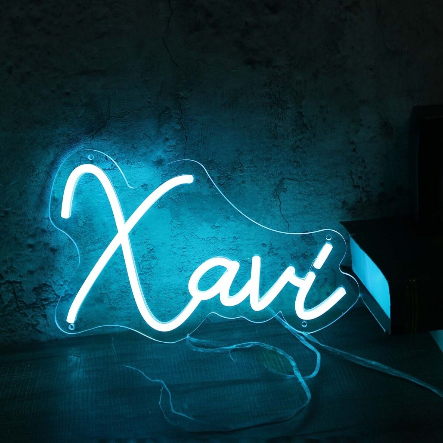 Xavi Blue Led Neon Sign - Shineneon