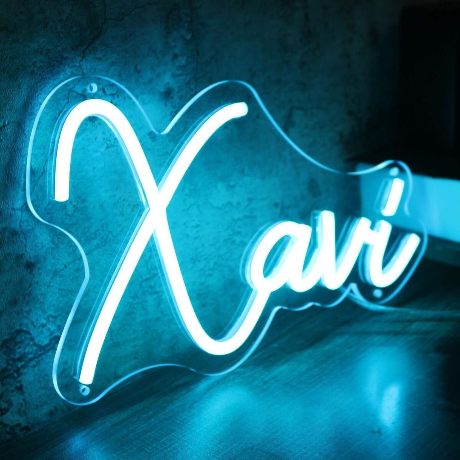 Xavi Blue Led Neon Sign - Shineneon