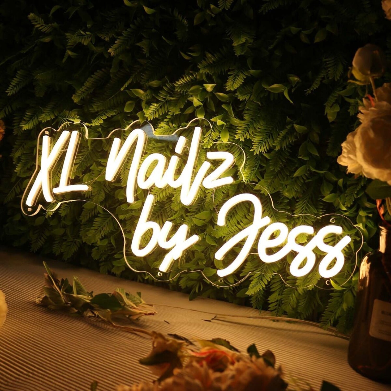 Xl Nailz By Jess Yellow Led Neon Sign | Shineneon