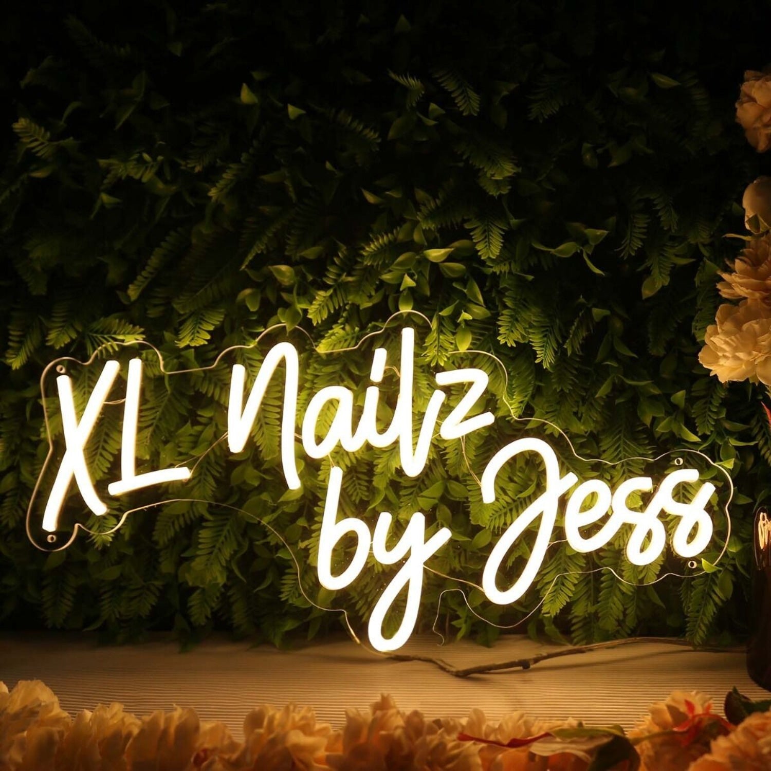 Xl Nailz By Jess Yellow Led Neon Sign | Shineneon