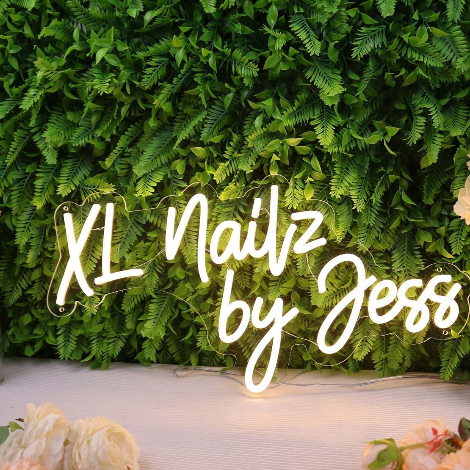 Xl Nailz By Jess Yellow Led Neon Sign - Shineneon