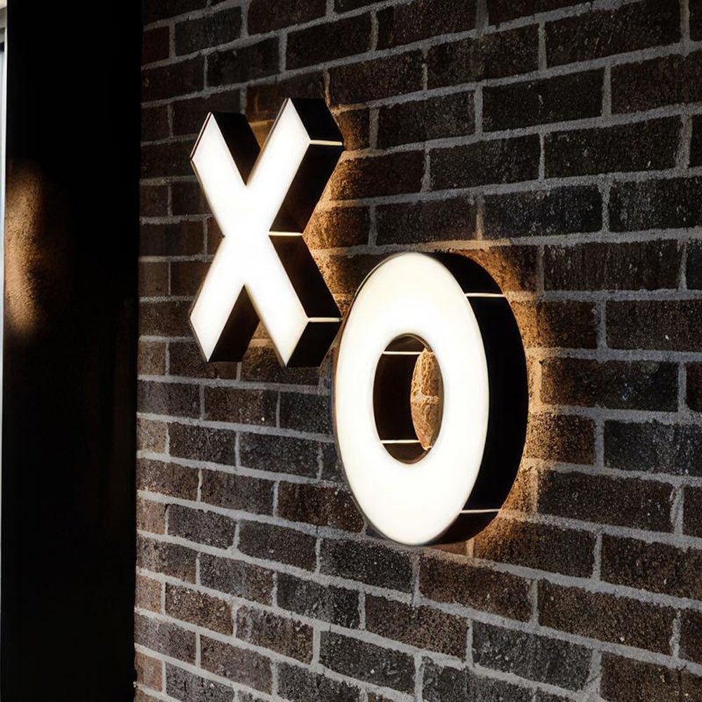 Xo 3D Front And Back Lit Letters Metal Led Sign - Shineneon