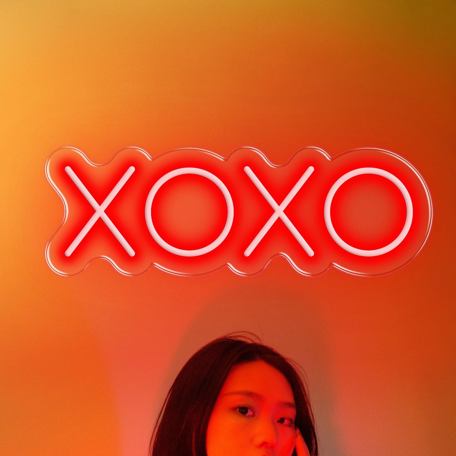 Xoxo Red Cute Curved Led Neon Sign For Indoor Fashion Decor | Shineneon