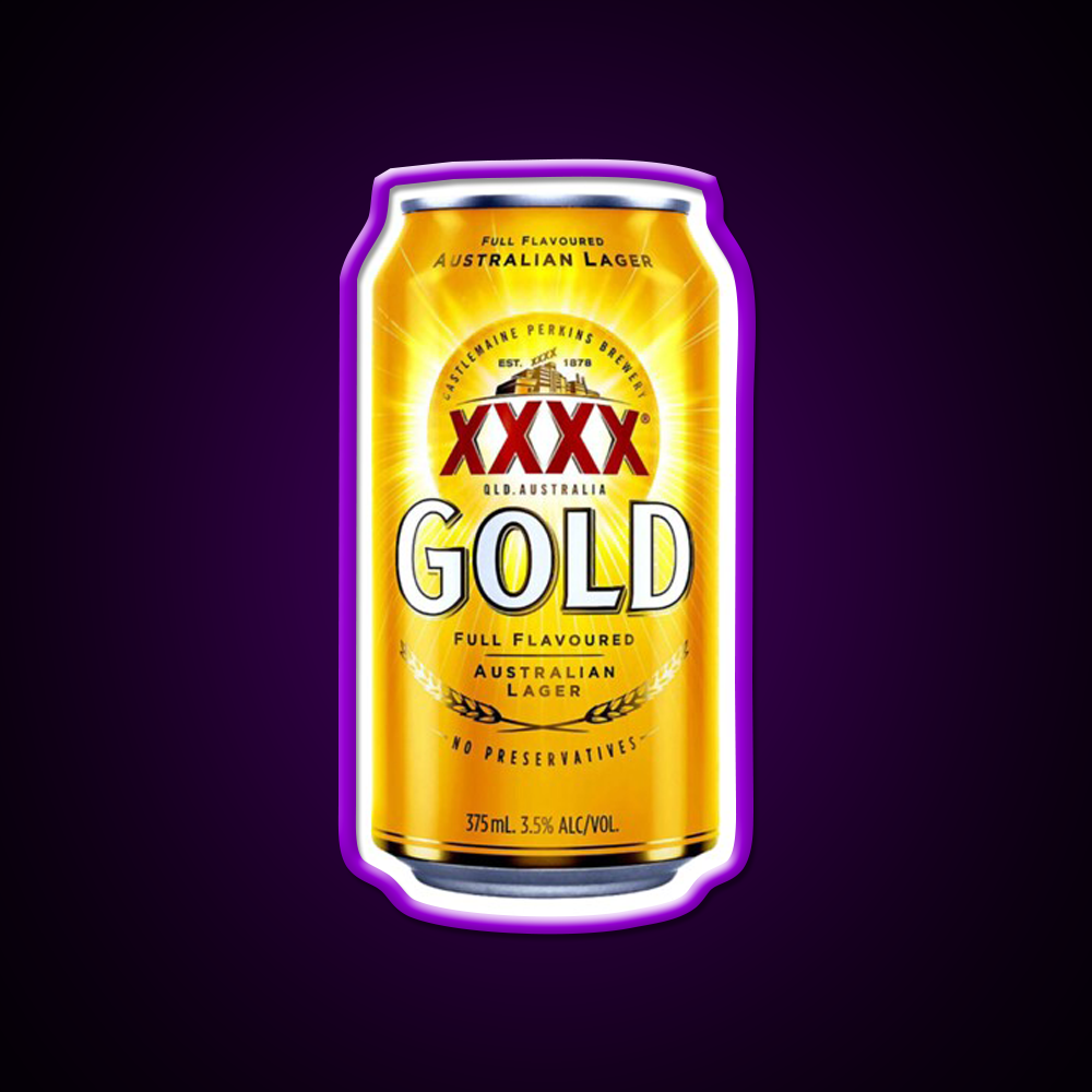 Xxxx Gold Can Beer Bar Decor Led Neon Sign Rgb Color - LED neon sign view 9