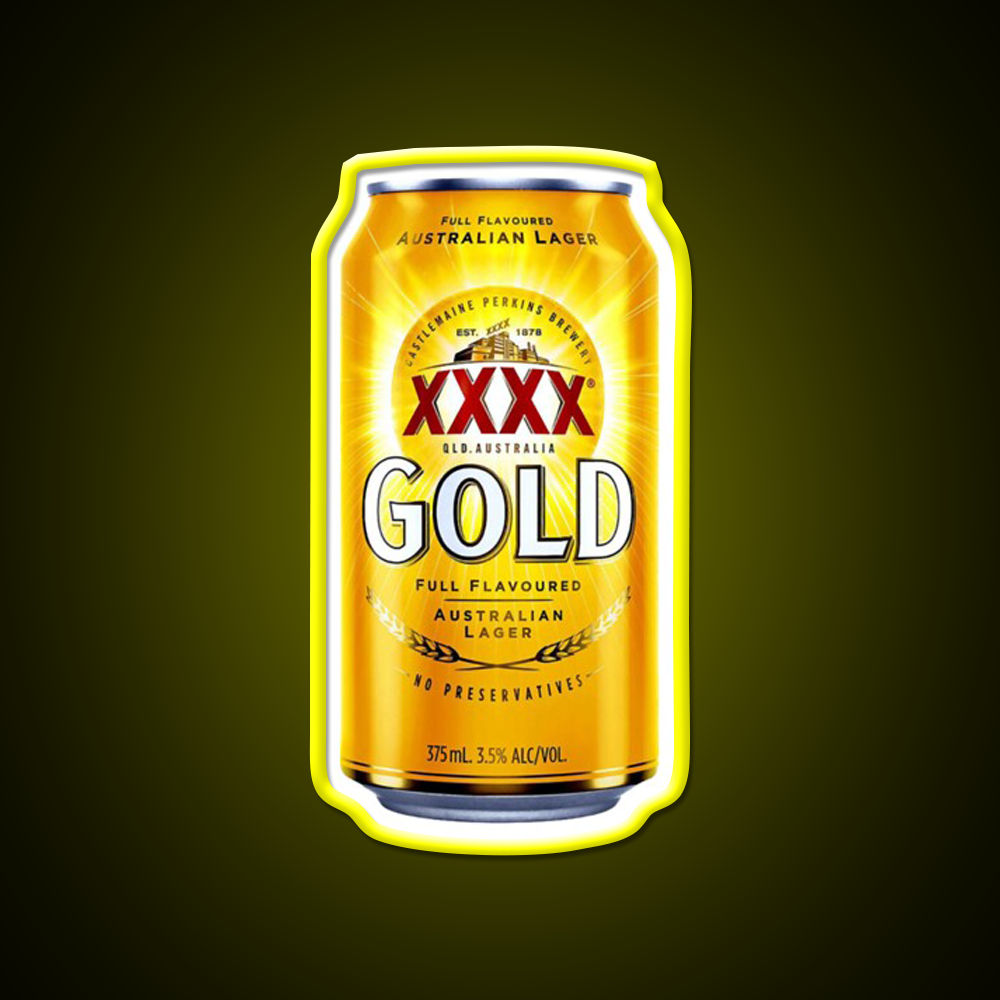 Xxxx Gold Can Beer Bar Decor Led Neon Sign Rgb Color - LED neon sign view 7