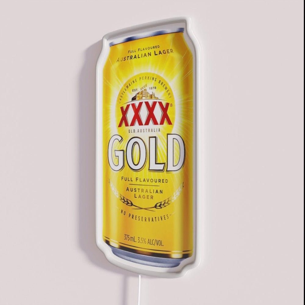 Xxxx Gold Can Rgb Led Neon Sign - Shineneon