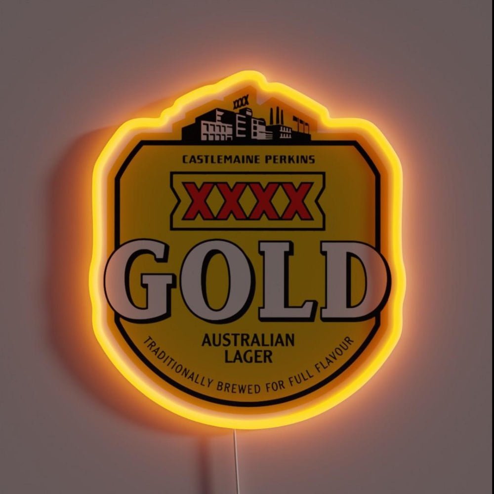 Xxxx Gold Logo Rgb Led Neon Sign - Shineneon