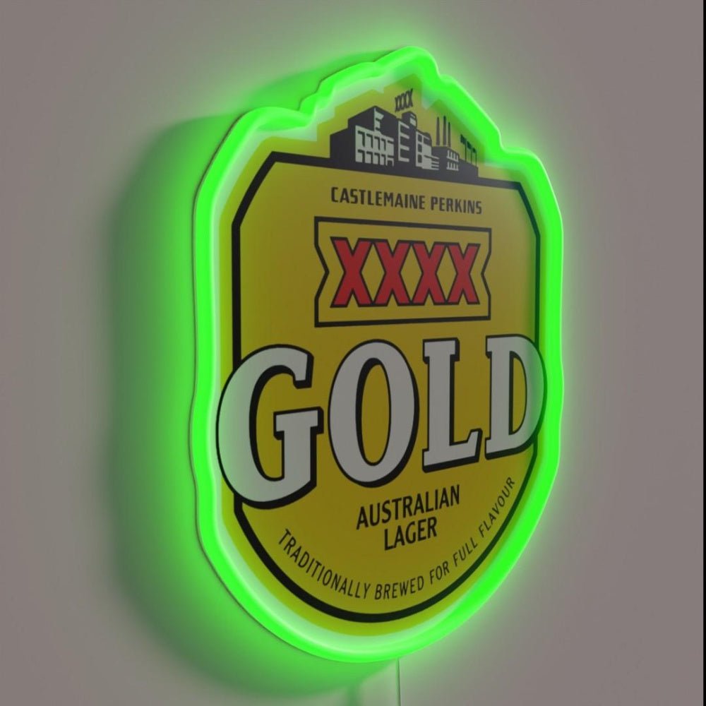 Xxxx Gold Logo Rgb Led Neon Sign - Shineneon