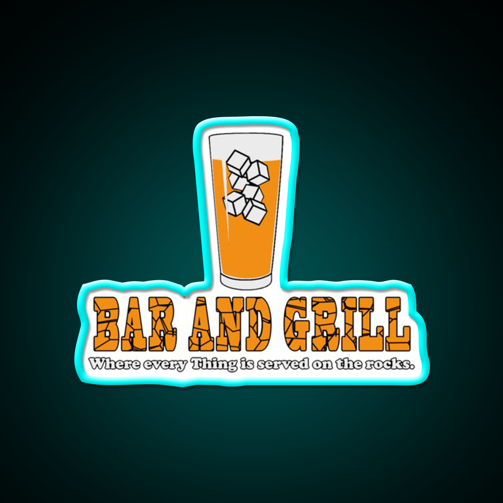 Yancy Street Bar And Grill Man Cave Bar Led Neon Sign Rgb Color