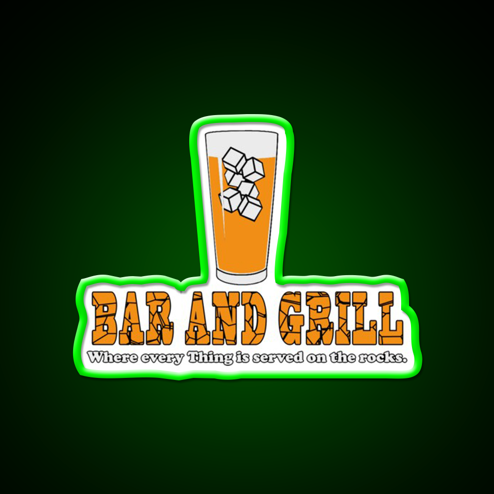 Yancy Street Bar And Grill Man Cave Bar Led Neon Sign Rgb Color