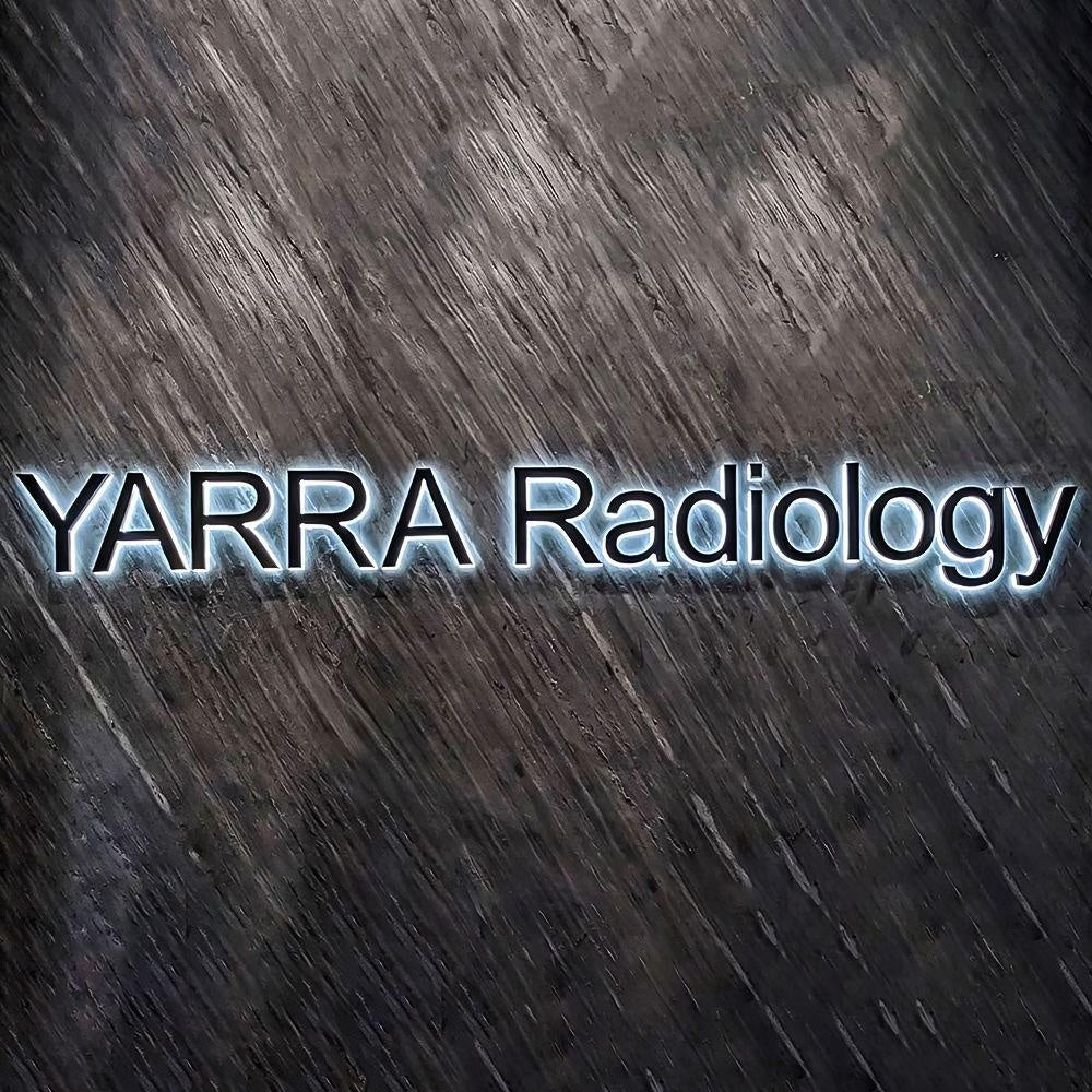 Yarra Radiology 3D Backlit Letters Business Metal Led Sign - Shineneon
