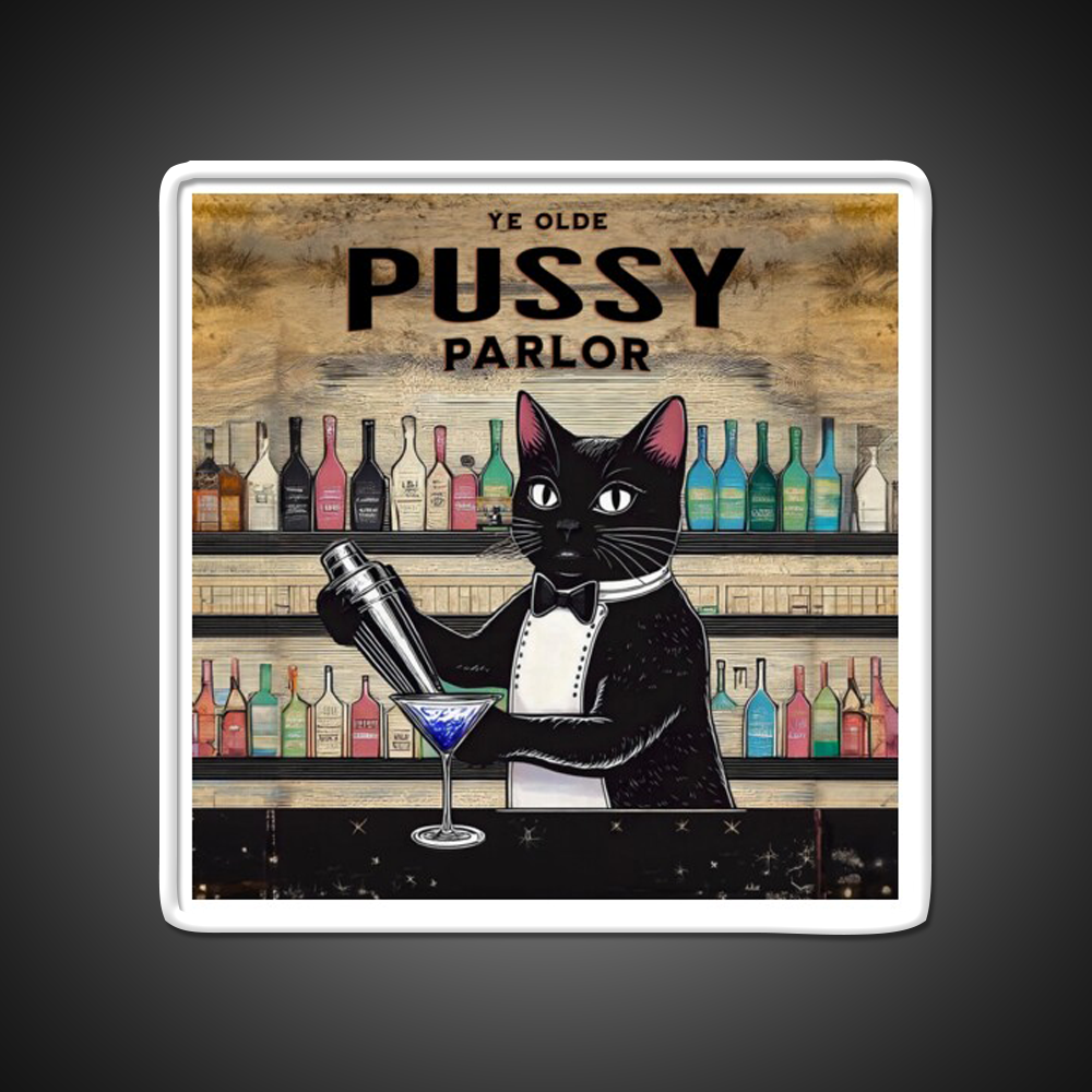 Ye Olde Pussy Parlor Man Cave Bar Led Neon Sign - LED neon sign view 11