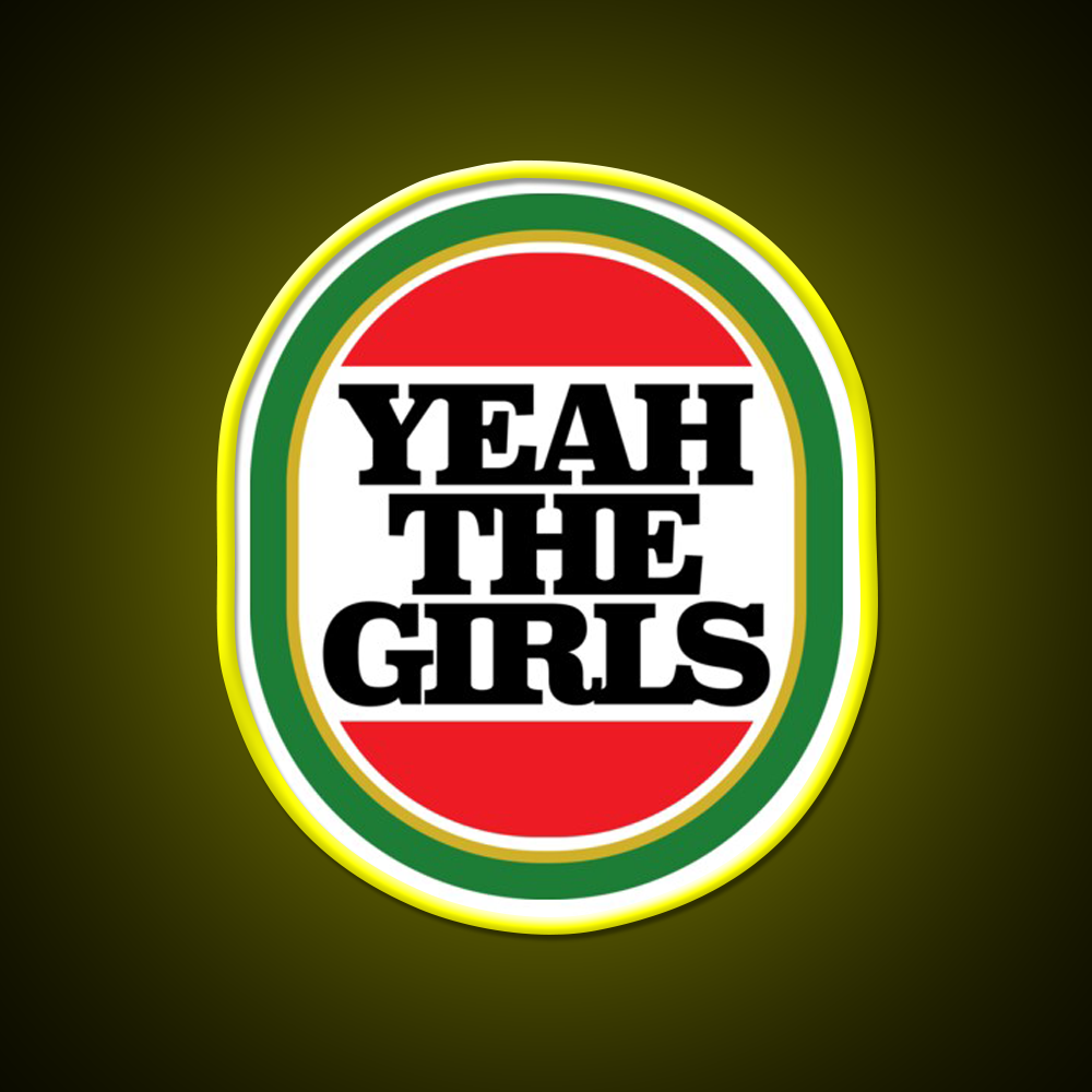 Yeah The Girls Beer Bar Decor Led Neon Sign Rgb Color - LED neon sign view 7