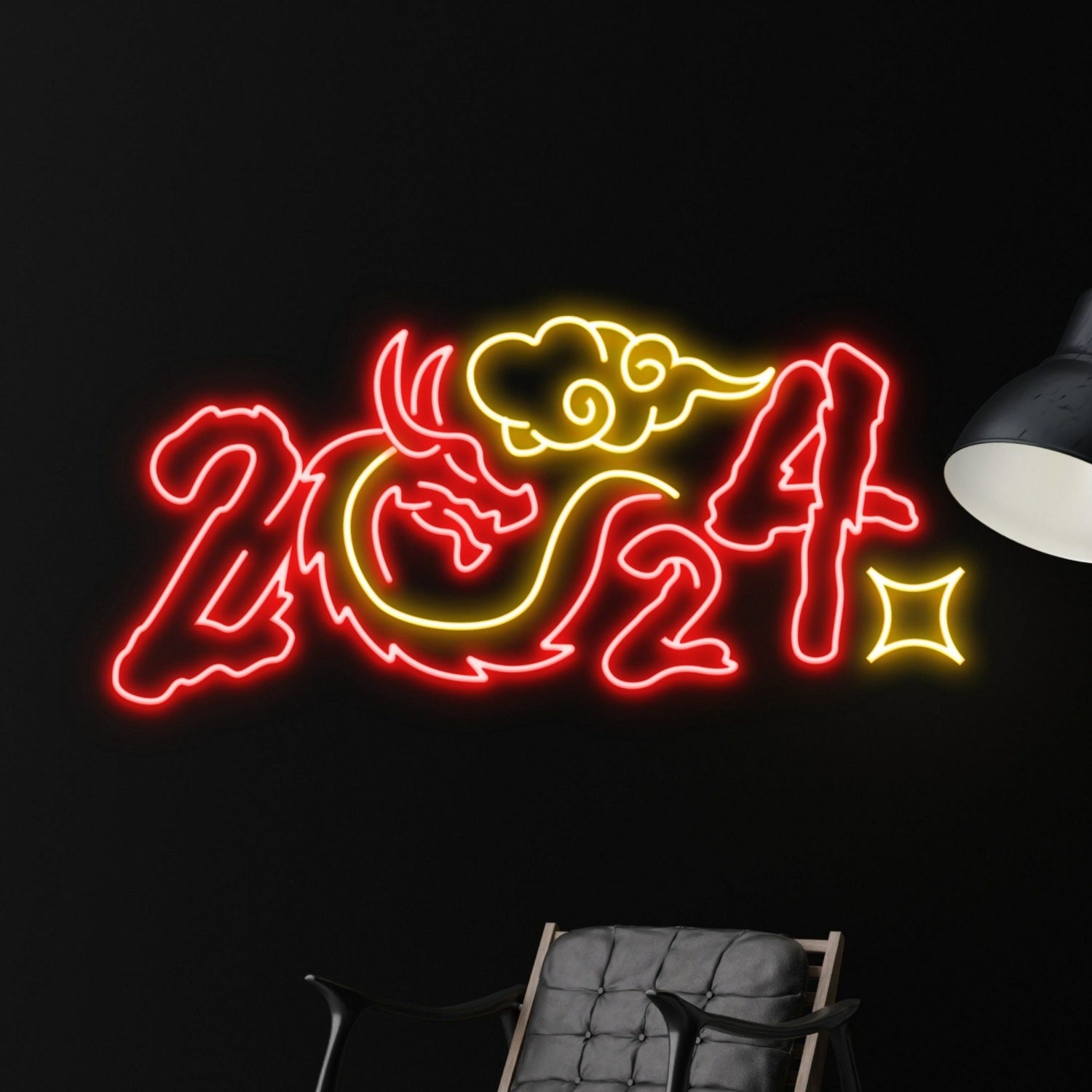 Year Of The Dragon Sign Led Neon Sign | Shineneon