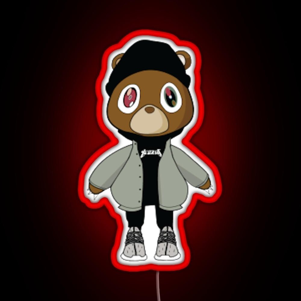 Yeezy Bear Rgb Led Neon Sign Pop Wall Art - Shineneon