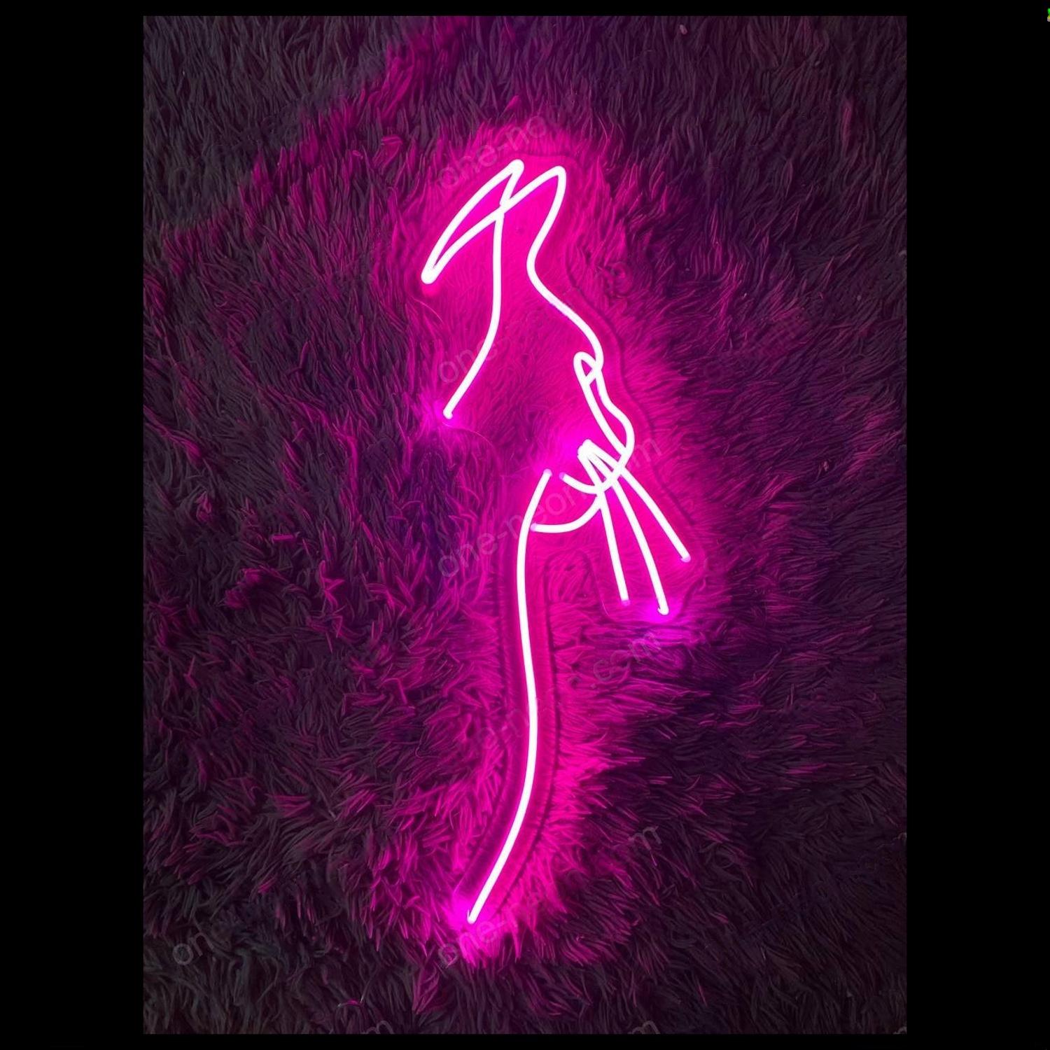 Yellow Bird Line Art Led Neon Sign For Home Art Decor | Shineneon
