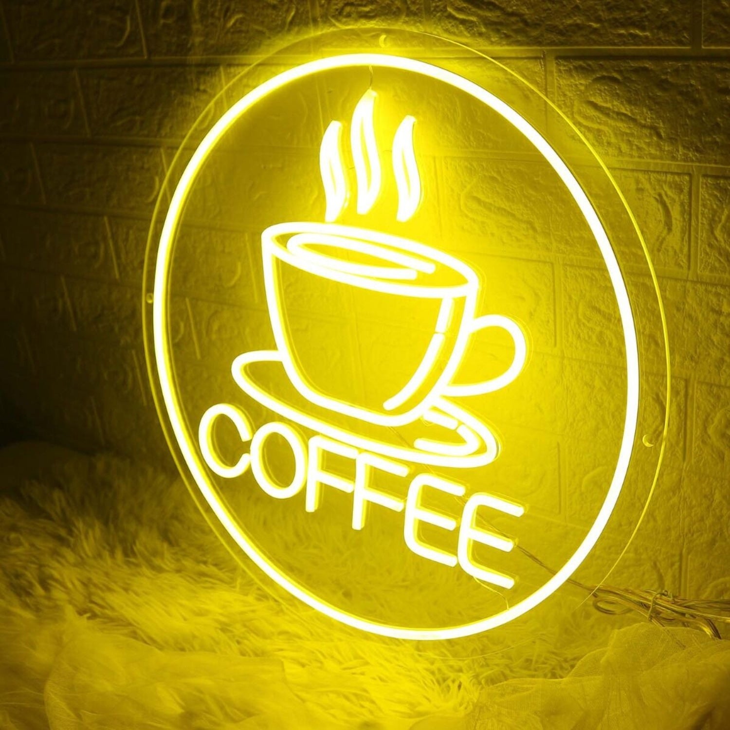 Yellow Coffee Led Neon Sign | Shineneon