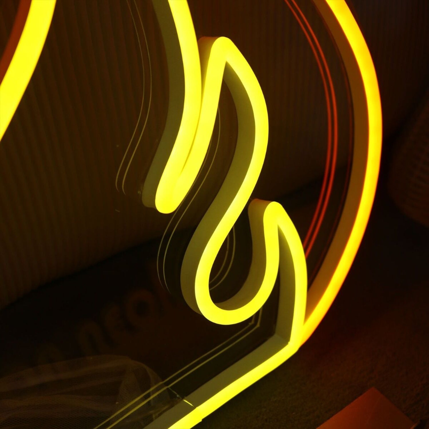 Yellow Flame Led Neon Sign - Shineneon