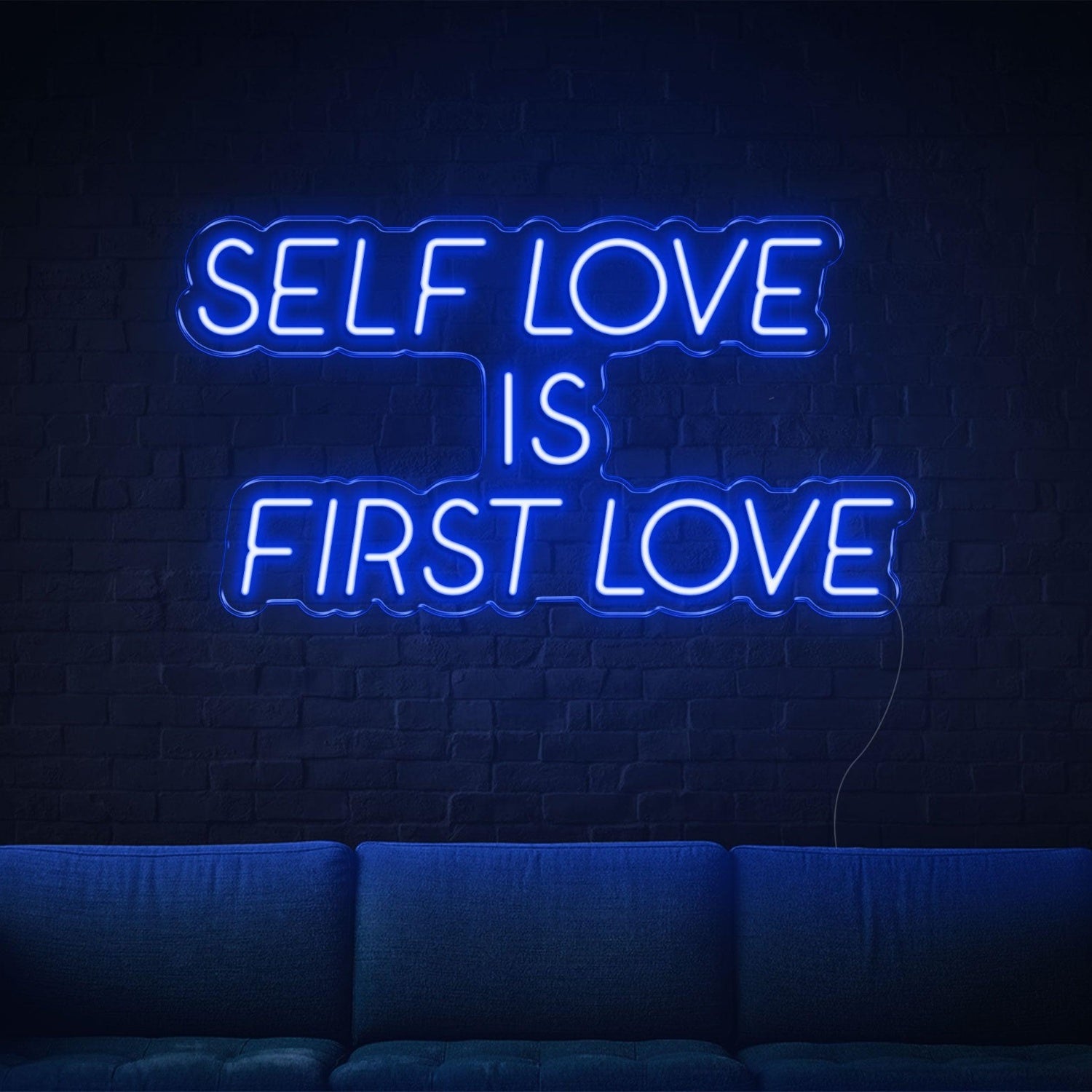 Yellow Self Love Is First Love Led Neon Sign For Indoor Home Decor | Shineneon