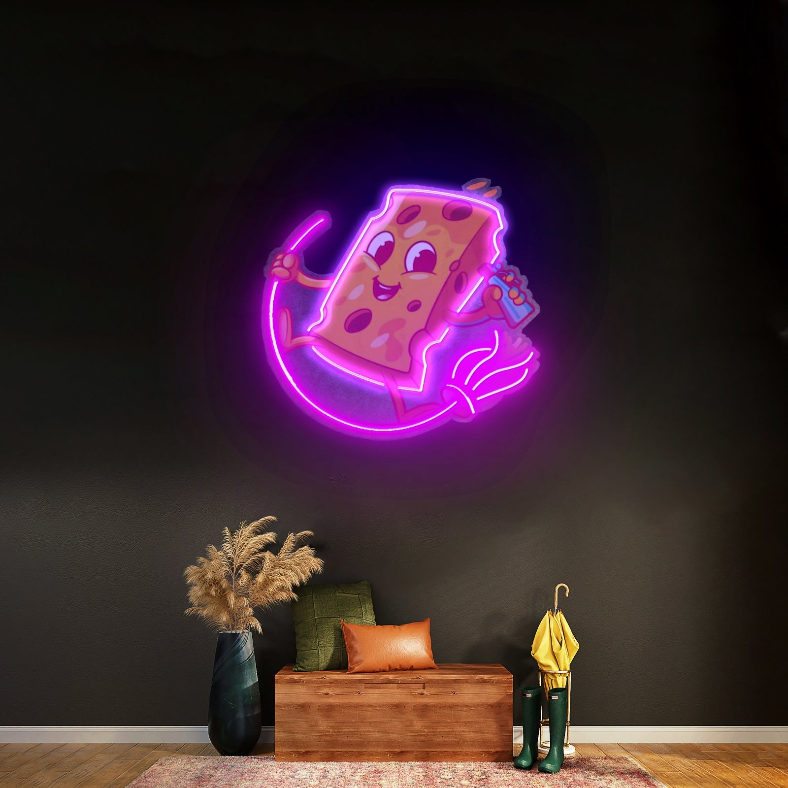 Yellow Sponge Led Neon Sign Light Custom Led Signs - Shineneon