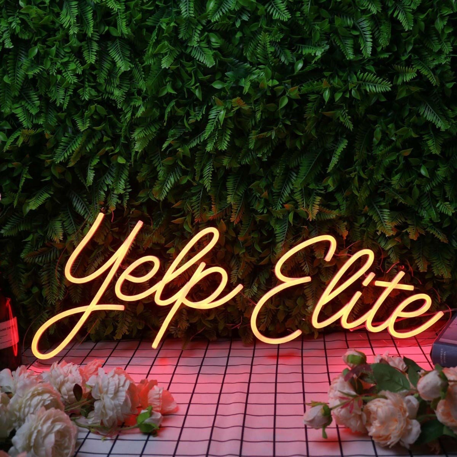 Yelp Elite Orange Led Neon Sign - Shineneon