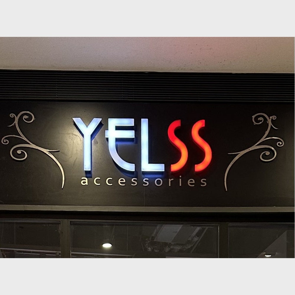 Yelss Accessories 3D Frontlit Channel Letters Led Light Sign