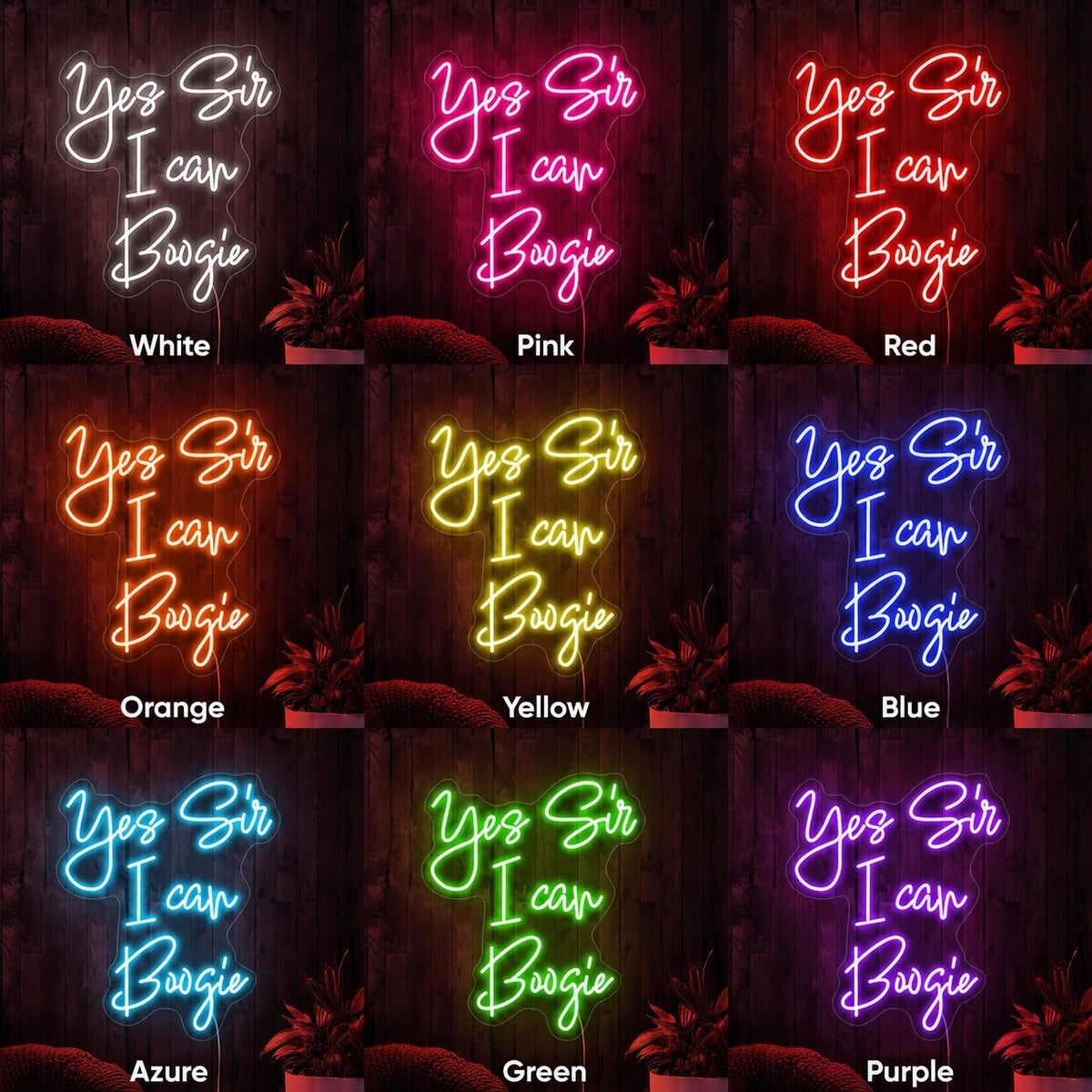 Yes Sir I Can Boogie LED Neon Sign - Shineneon