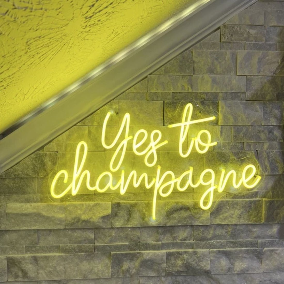 Yes To Champagne Led Sign Business Neon Sign - Shineneon