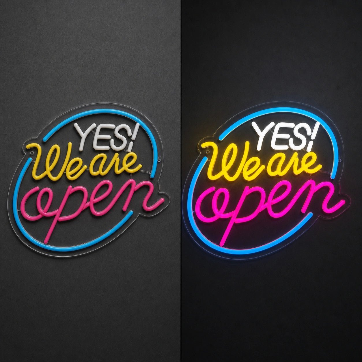 Yes We Are Open Wall Art LED Neon Sign - Shineneon