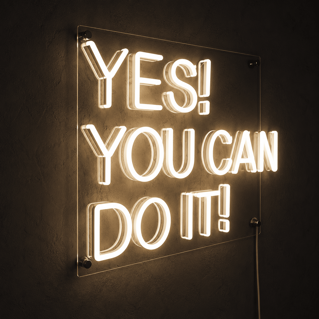 Yes You Can Do It LED Neon Sign - Shineneon