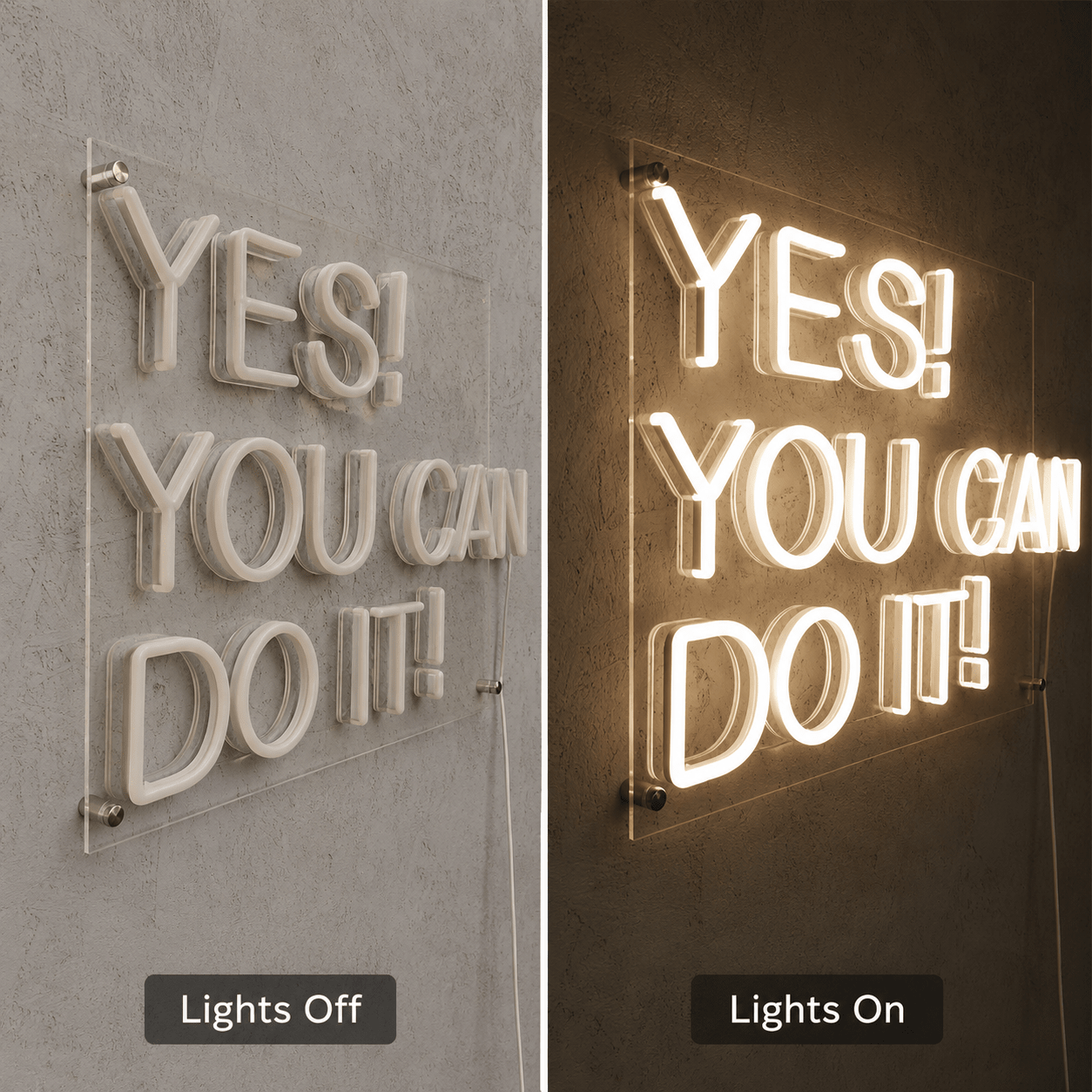 Yes You Can Do It LED Neon Sign - Shineneon