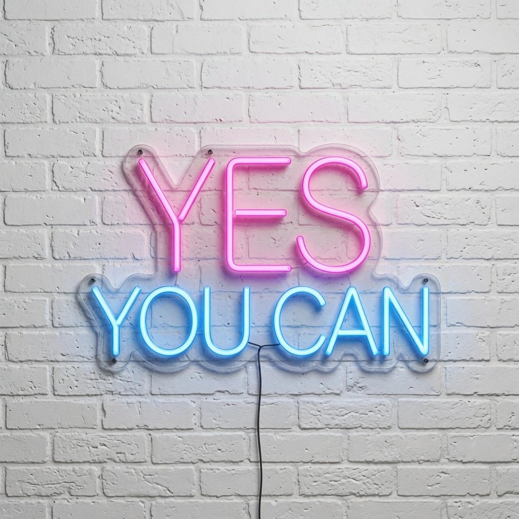 Yes You Can LED Neon Sign Wall Decor - Shineneon