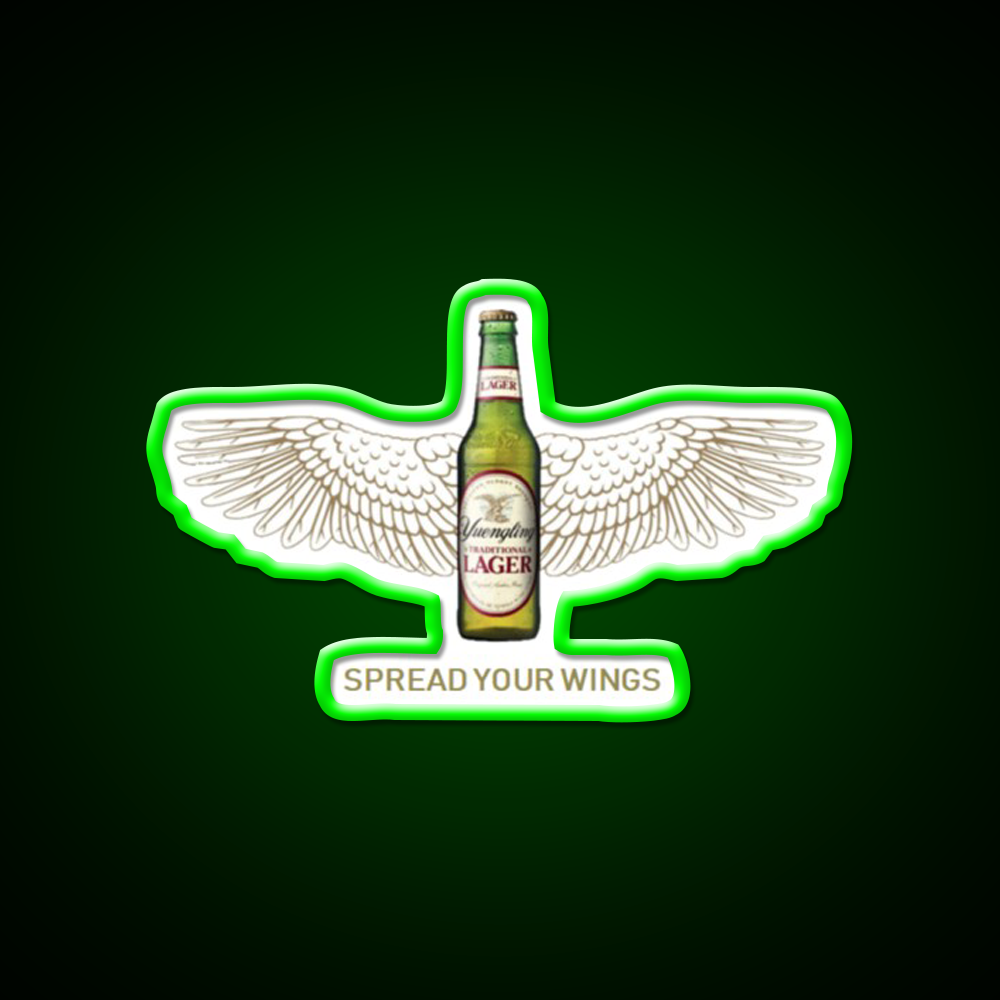 Yeungling Wings Beer Bar Decor Led Neon Sign Rgb Color - LED neon sign view 8